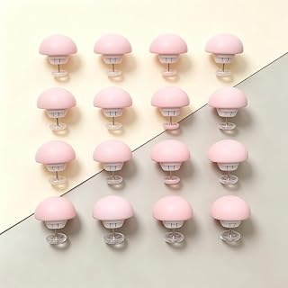 16 Pieces of Practical and Safe Duvet Cover Wrinkle Stopper Plastic Version Pink