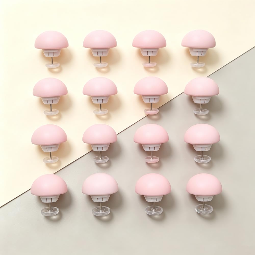 16 Pieces of Practical and Safe Duvet Cover Wrinkle Stopper Plastic Version Pink