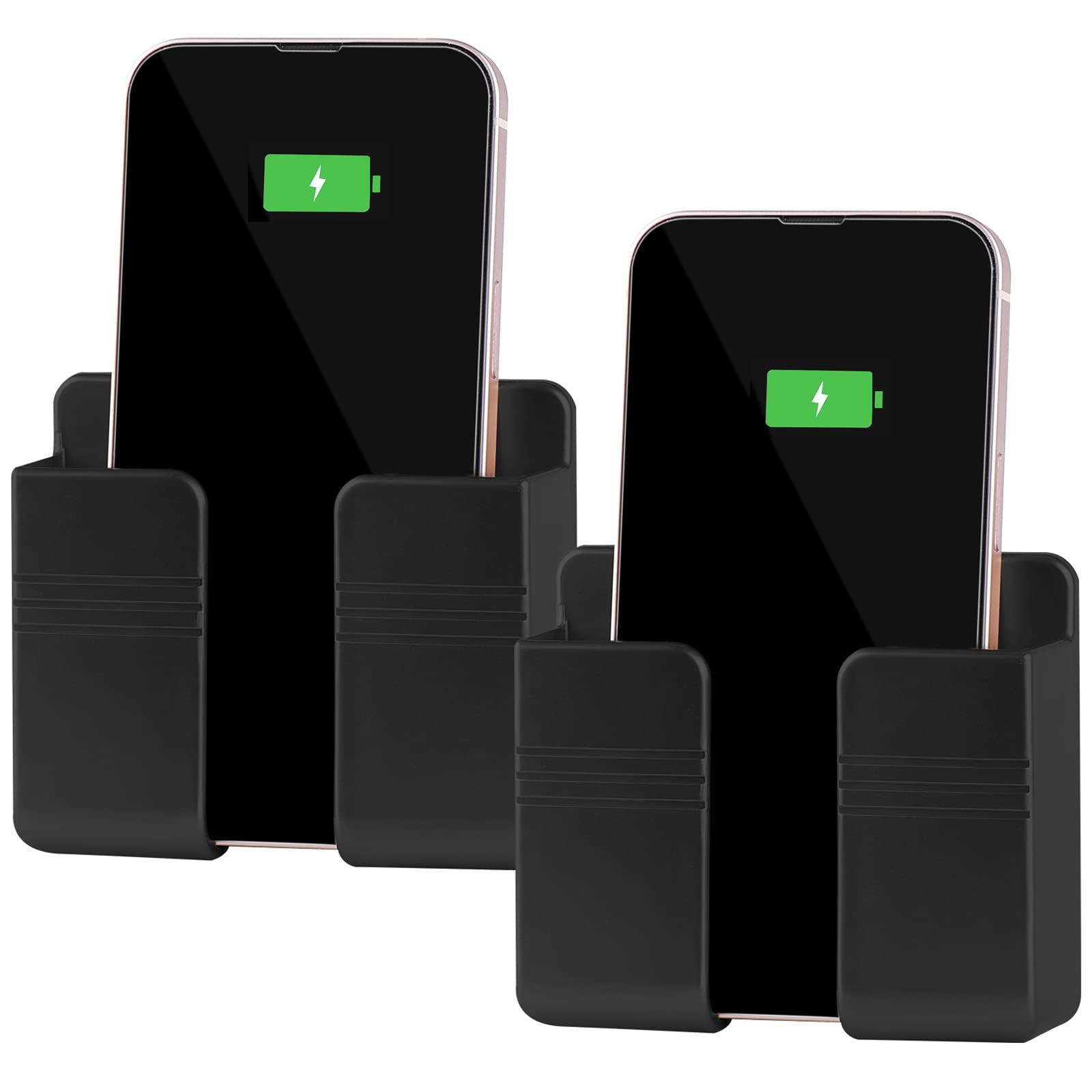 CEI&BPY 2Pcs Phone Holder Wall Mounted, Phone Stand with Self Adhesive. Phone Ho