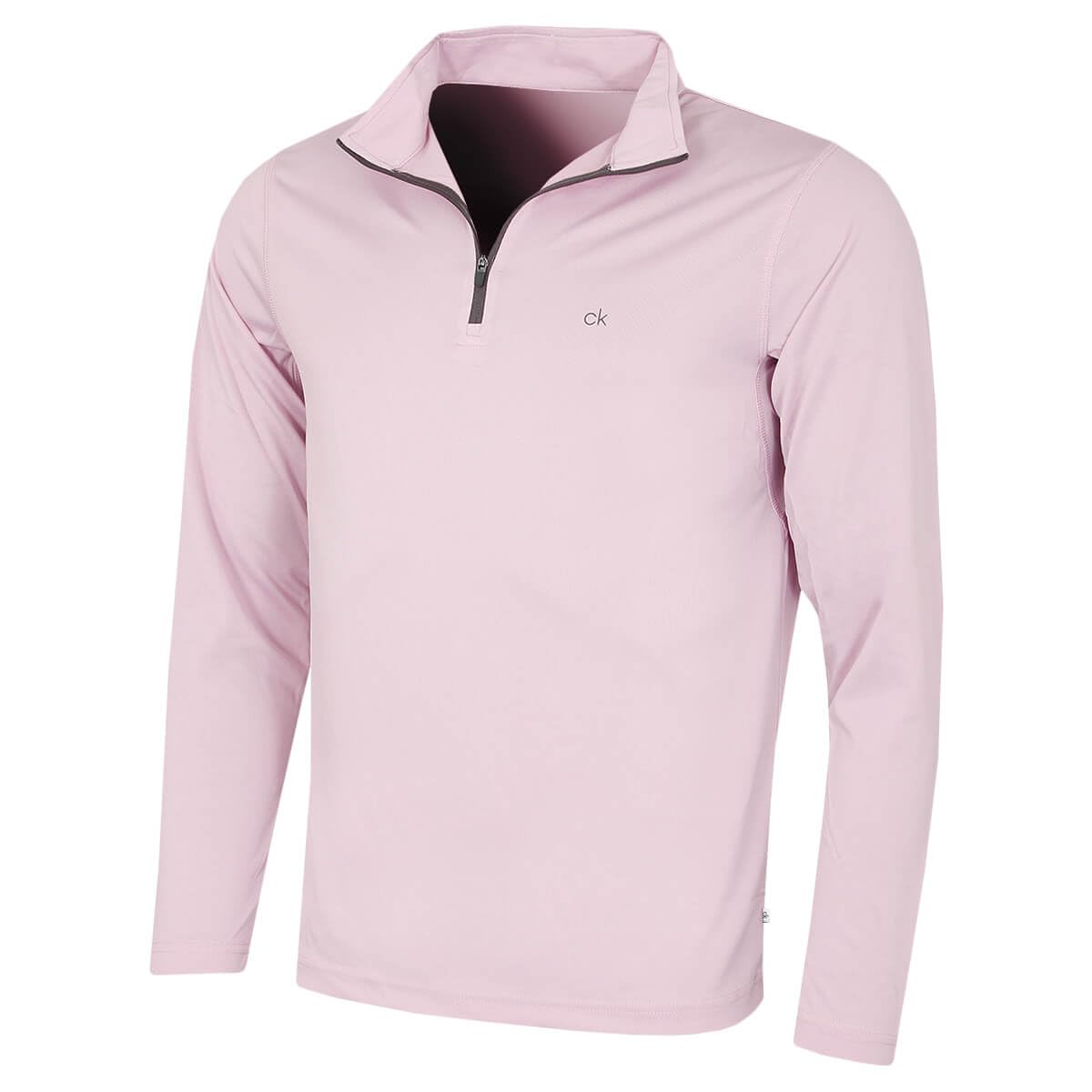 Calvin Klein Men's 2026 Harlem 1/4 Zip Lightweight Technique CK Golf Jersey