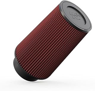 K&amp;N High-Flow Original Lifetime Universal Clamp-On Air Filter: High Performance, Premium, Washable: Flange Diameter: 4 In, Filter Height: 9 In, Flange Length: 1.75 In, Shape: Round Tapered, RE-0870