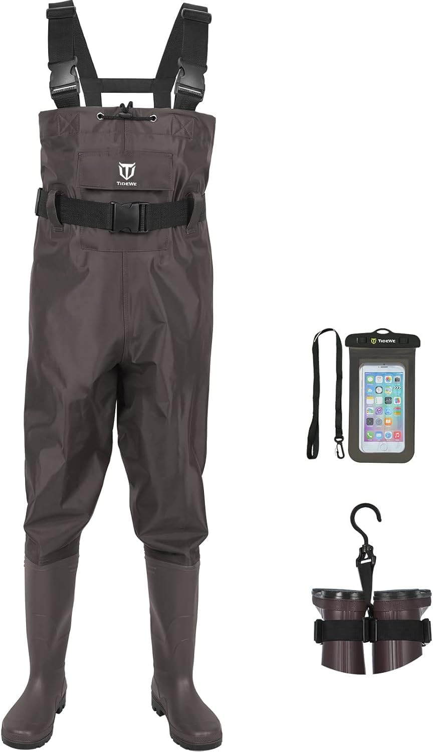 TIDEWE Chest Waders for Men Women, Waterproof Fishing Waders | Waterproof 420D 2