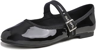 Feversole Mary Jane Low Shoes, Flat Leisure Dance Shoes