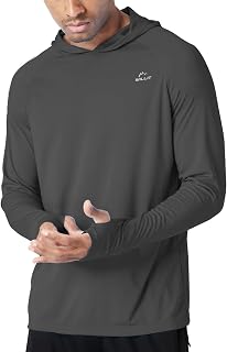 Willit Sun Protection Shirts Men UPF 50+ Long Sleeve Sun Protection Sun Protection UPF UV Sun Protection Lightweight Athletic Running