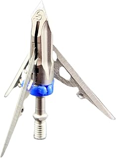 G5 Megameat 3-Blade Expandable Broadheads, 3 Pack, Compound & Recurve