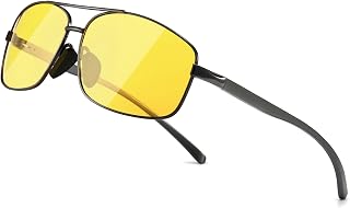 SUNGAIT Retro Rectangle Sunglasses Men Polarized Classic Metal Marc