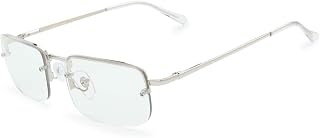 The Fresh Minimalist Small Rectangular Sunglasses Clear Eyewear Spring Hinge - Gift Box Package