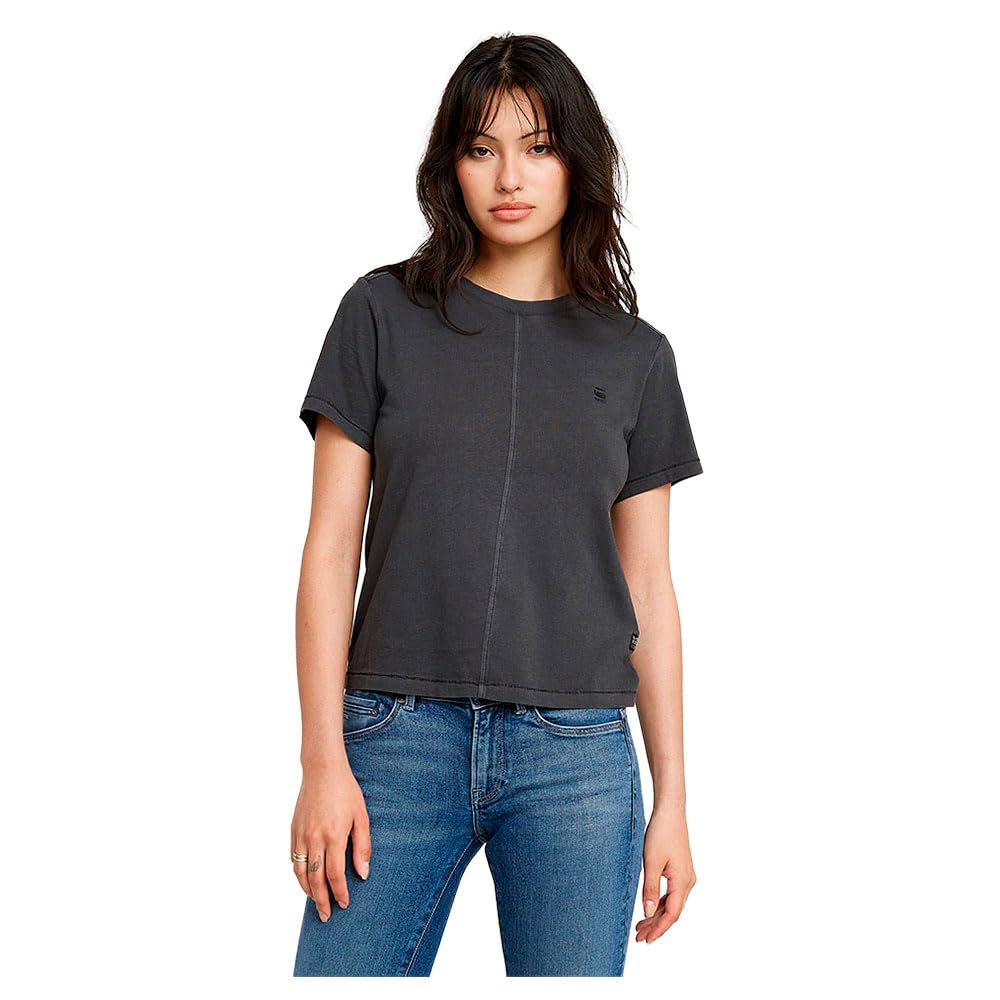 G-STAR Women Overdyed Front Seam Top