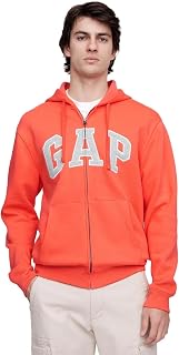 GAP Men's Heritage Logo Full Zip Hoodie Hooded Sweatshirt