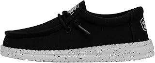 HEYDUDE Wally Youth Slub Canvas MOC Toe ShoesGarçon