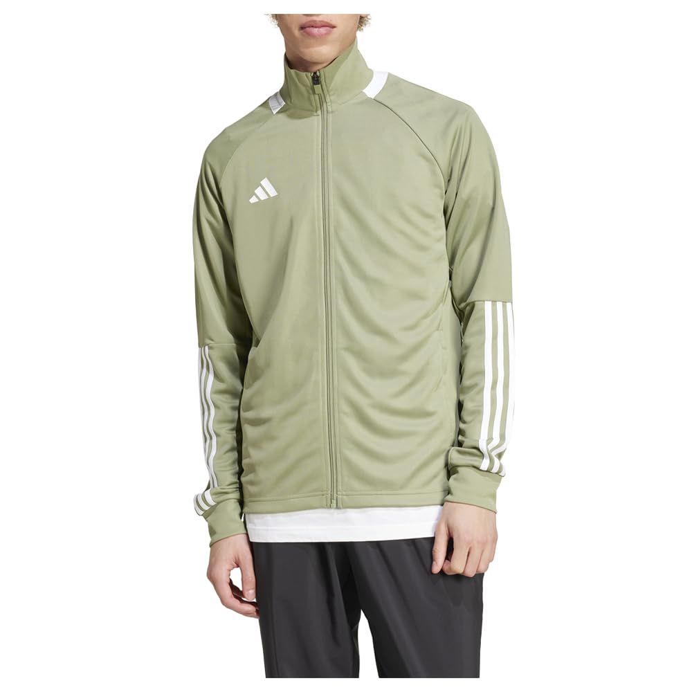 adidas Men's Sereno Cut 3-Stripes Slim Track Jacket