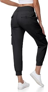 YSENTO Pantaloni da trekking da donna, leggeri, ad asciugatura rapida, funzionali, per jogging, casual