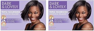 SoftSheen-Carson Dark and Lovely Healthy Gloss 5 Moisturizing No-Lye Relaxer with Shea Butter, Super, 2 Count