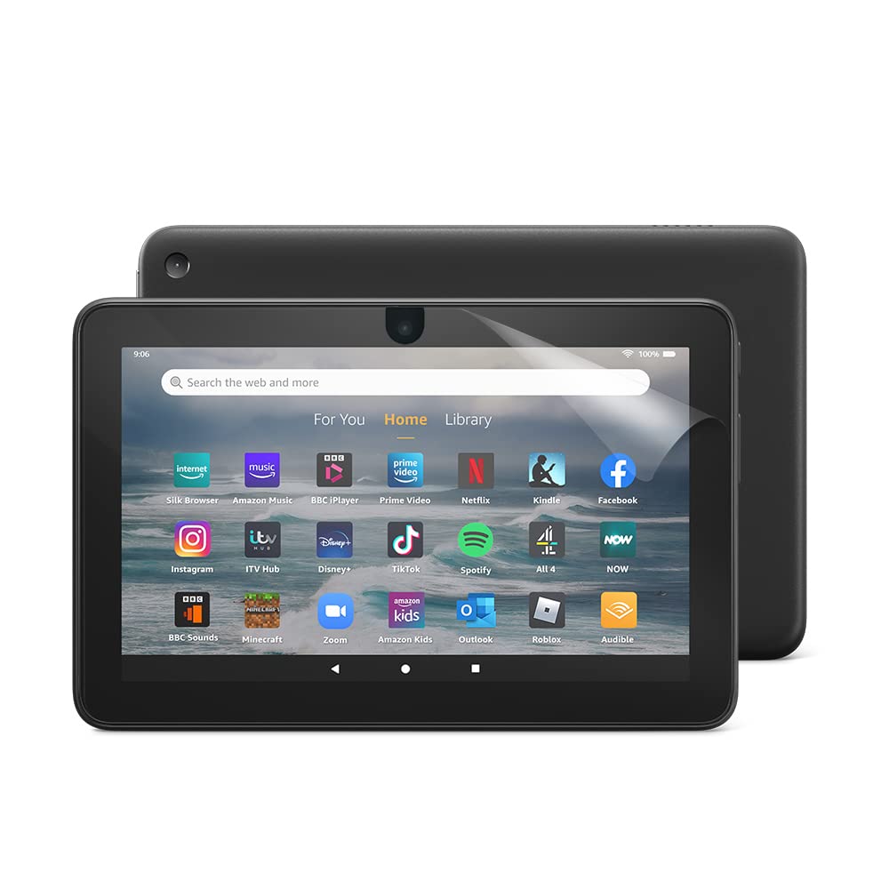 NuPro Transparent Screen Protector | for Amazon Fire 7 tablet, 12th generation (