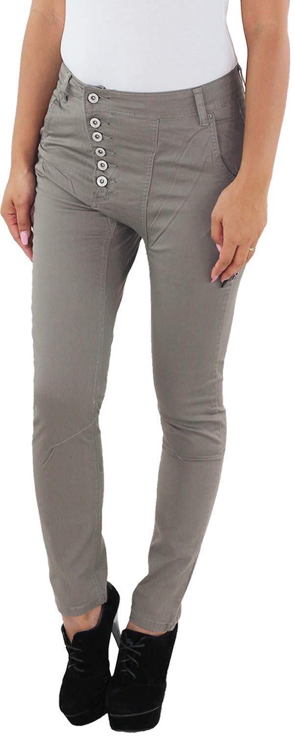 Women's Hip Stretch Skinny Tubes Slim Fit Trousers Baggy Aladdin Chino Aladin Je