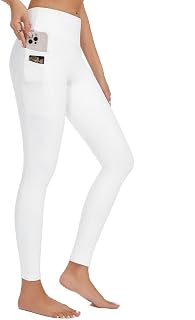 adorence Women's Sports Leggings with 5 Pockets, Opaque Yoga Leggings, Women's High Waisted Fitness Pilates Gym Jogging Trousers
