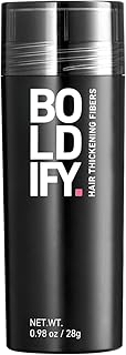 BOLDIFY Hair Fibers for Thinning Hair, for Women &amp; Men, Dark Brown 28g | Instantly Fills Thinning &amp; Fine Hair for a Fuller, Thicker Look - Thin Spot Cover Up - Hair Building Fibers &amp; Hair Powder