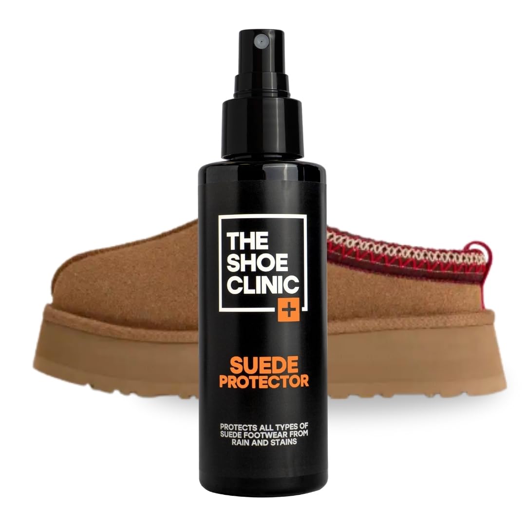 Shoe Clinic Suede Protector Spray for Suede & Nubuck Leather | Stain, Dirt & Rai