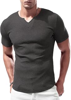 Lehmanlin Men's Slim Fit Athletic T-Shirt Polyester Casual Wear Soft Breathable Underwear
