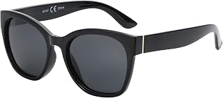 ZENOTTIC Vintage Cat Eye Sonnenbrille für Damen - Polarisiert, Groß, UV400 Schutz, Retro Shades, Designerstil