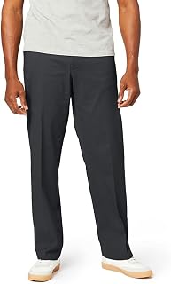 Dockers - Relaxed Fit Comfort Khaki Pants D4, Men's Leisure Trousers