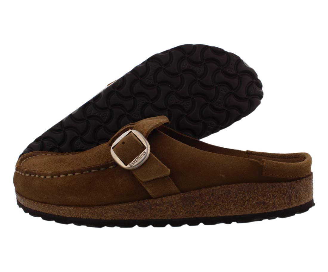 BIRKENSTOCK Womens Buckley Clog, Tea Suede, Size 37 N EU (6-6.5 N US Women)