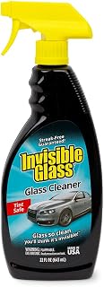 Invisible Glass Auto Glass Cleaner Spray, 22 fl oz, 92164 | Controlled spray coats auto glass evenly, cuts through road film and haze, wipes streak-free. Ammonia-free and tint-safe.