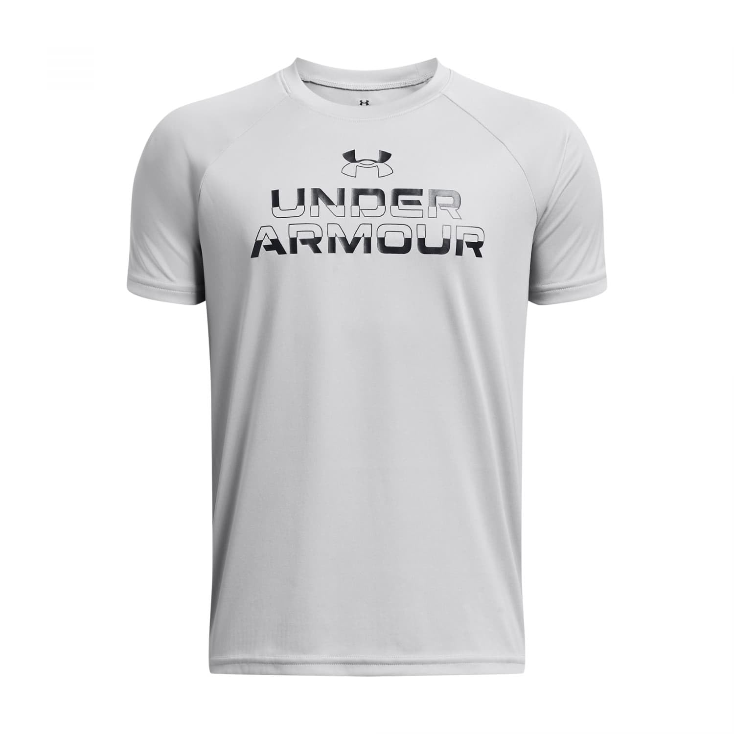 Under Armour Boys' Tech Split Wordmark Short Sleeve