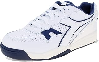Diadora Unisex Shoes 179584 White/Blue Sneaker Winner