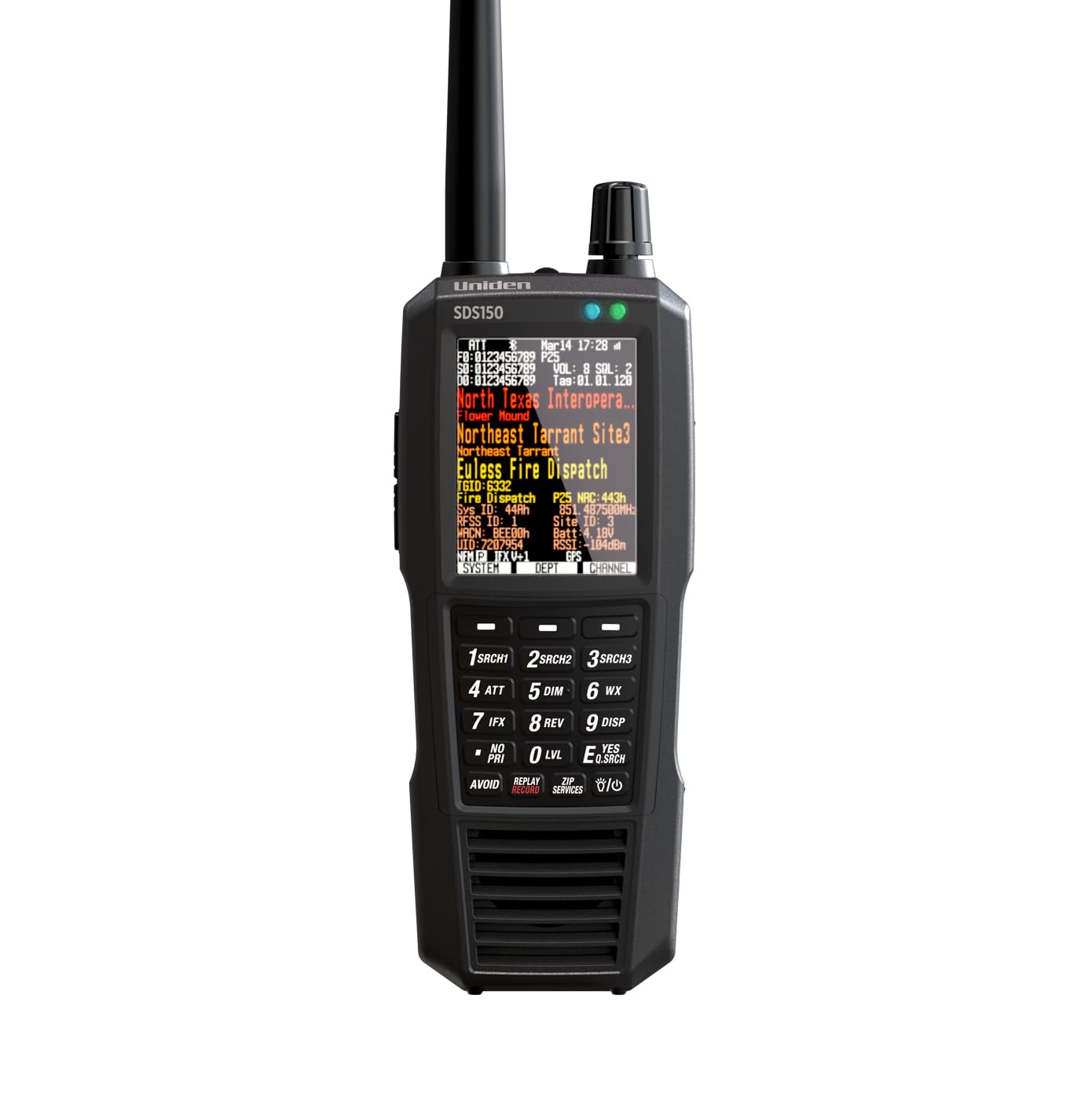 New Uniden SDS150, Our Most Advanced Digital Radio Scanner Ever, Software Define