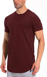 LETAOTAO Mens Tall T Shirts Tie Dye Shirts for Men Extra Long Tshirts Longline Hipster Print Tee for Tall Men