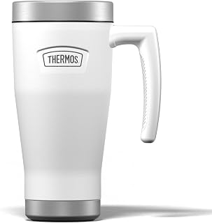 Thermos Icon Ice White Travel Coffee Mug (470ml) 7h Hot | 22h Cold