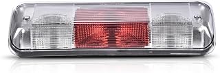 PIT66 3rd Brake Light Compatible with 2004-2008 Ford F150 | High Mount Center Rear Roof Third Cargo Light Parking Light Halogen Clear/Red Lens Tercera luz de freno