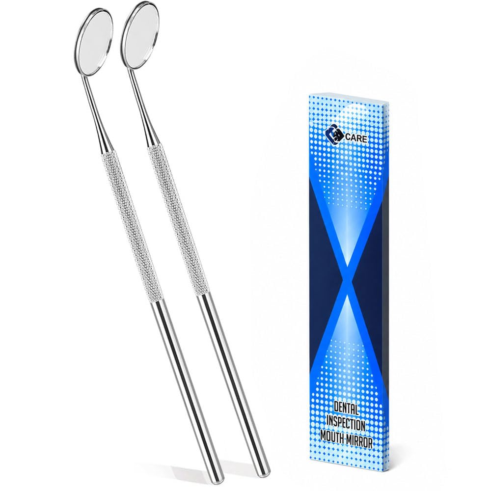 Dental Mouth Mirror Oral Teeth Mirror Inspection Mirror Curve Angle Dentist Oral