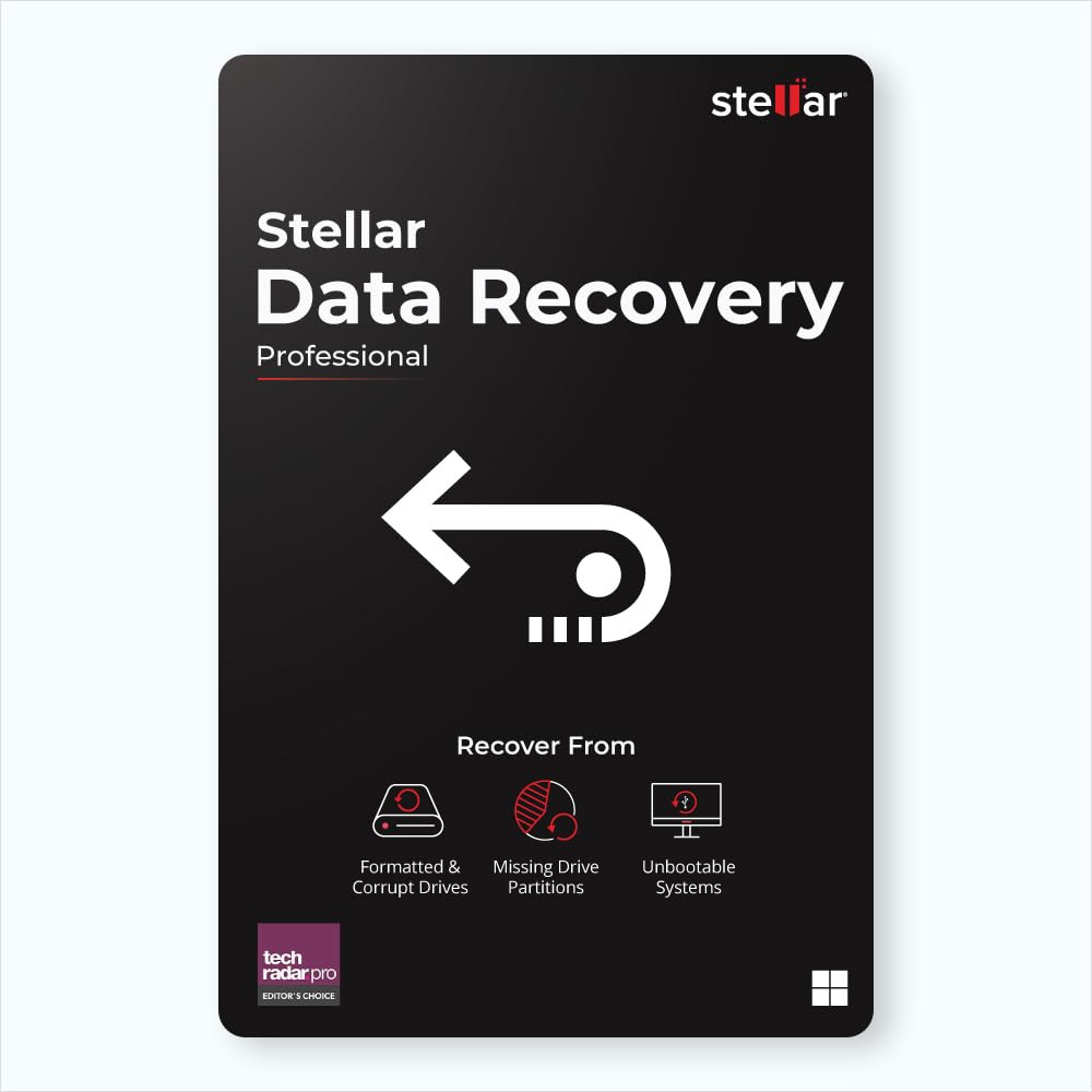 Stellar Data Recovery Professional for Windows Software | Recover Deleted Files,