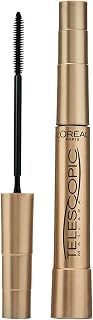 L'Oréal Paris Black Mascara, Telescopic Original Mascara in shade Black | Up To +71% Lengthening Effect, Smudge-Resistant, Long-Wearing Formula, Up To 36H Wear, 8ml