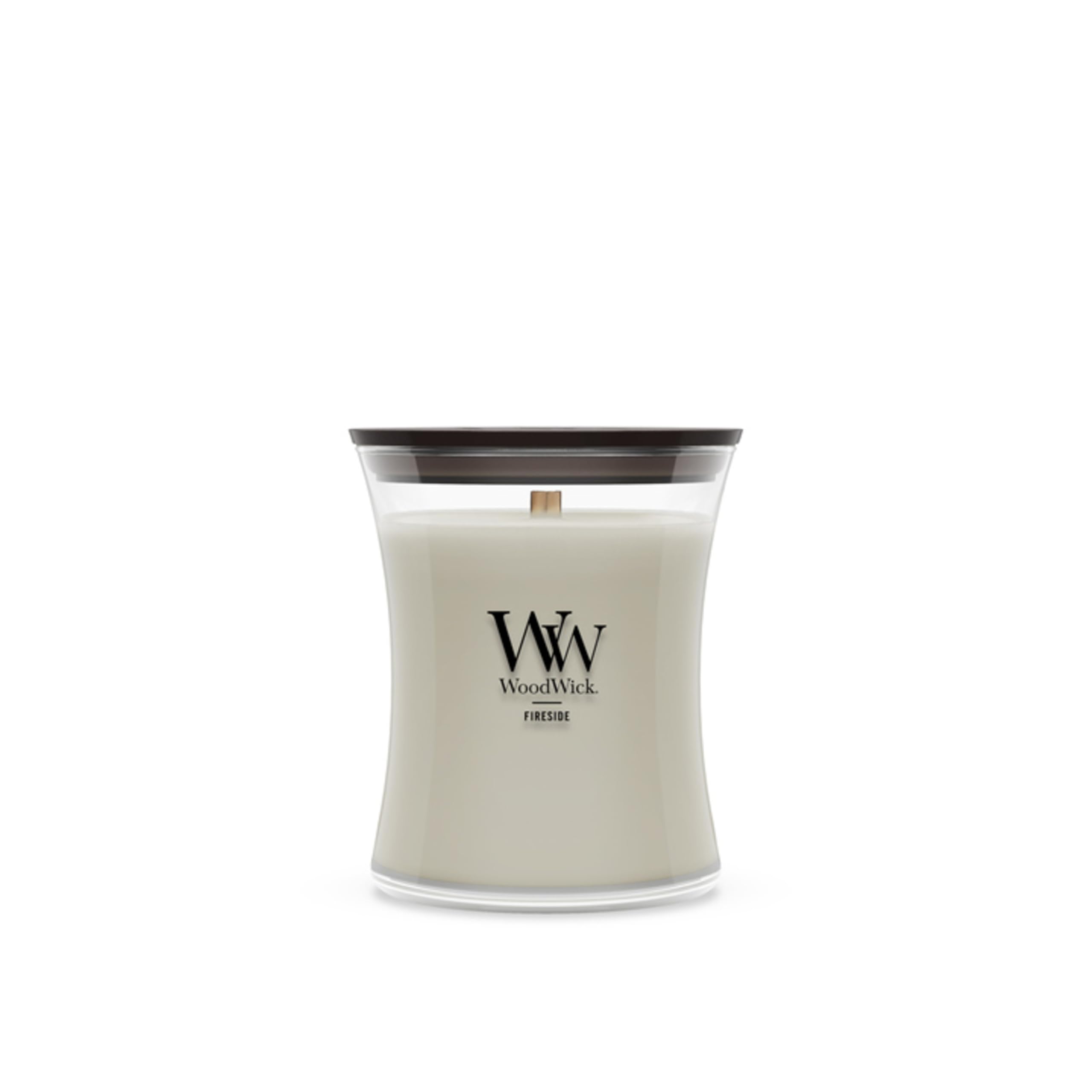 WoodWick Fireside Scented Candle, Crackling Wick, 9.7oz | Up to 60 Hour Burn Tim