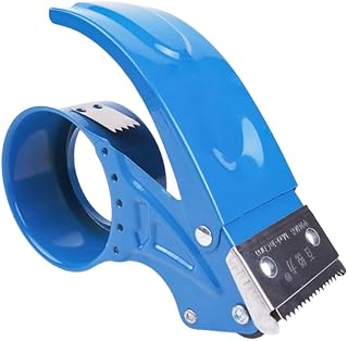 Heavy Duty Metal Tape Cutter with Sharp Edges - Industrial Tape Gun for Packaging, Office and Home Use