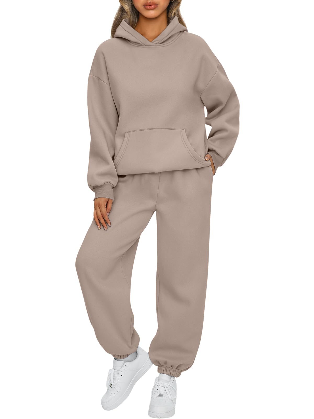 AUTOMET Womens 2 Piece Lounge Sweat Sets Fall Fashion Matching Sweatsuits | Over