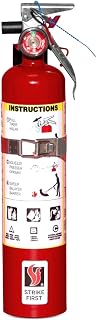 Easy-to-Use Strike First ABC110ST | Kitchen | Boat | Trailer | Multi-Purpose 2.5lb Fire Extinguisher w/Wall Mount
