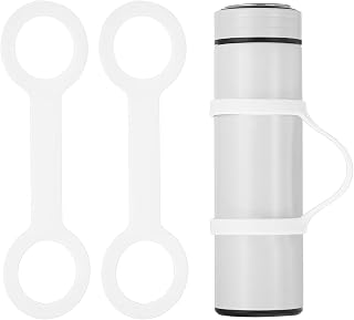 Water Bottle Carrier Grip, Portable Soft Silicone Non-Slip Water Handle Grip Water Bottle Holder Strap