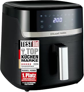 Russell Hobbs Hot Air Fryer XXL, Satisfry 8.3 L, 9 Programmes | Rapid Air technology for cooking with little or no oil, pizza diameter 26 cm, dishwasher-safe basket