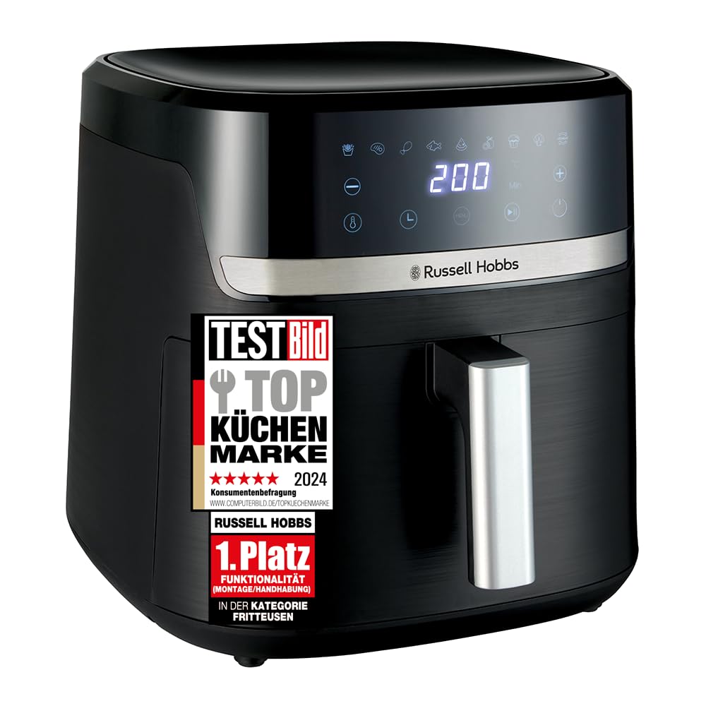Russell Hobbs Hot Air Fryer XXL, Satisfry 8.3 L, 9 Programmes | Rapid Air techno
