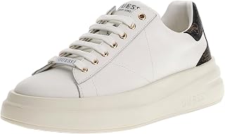 Guess Elba - Men's Black Leather Casual Low Sneakers