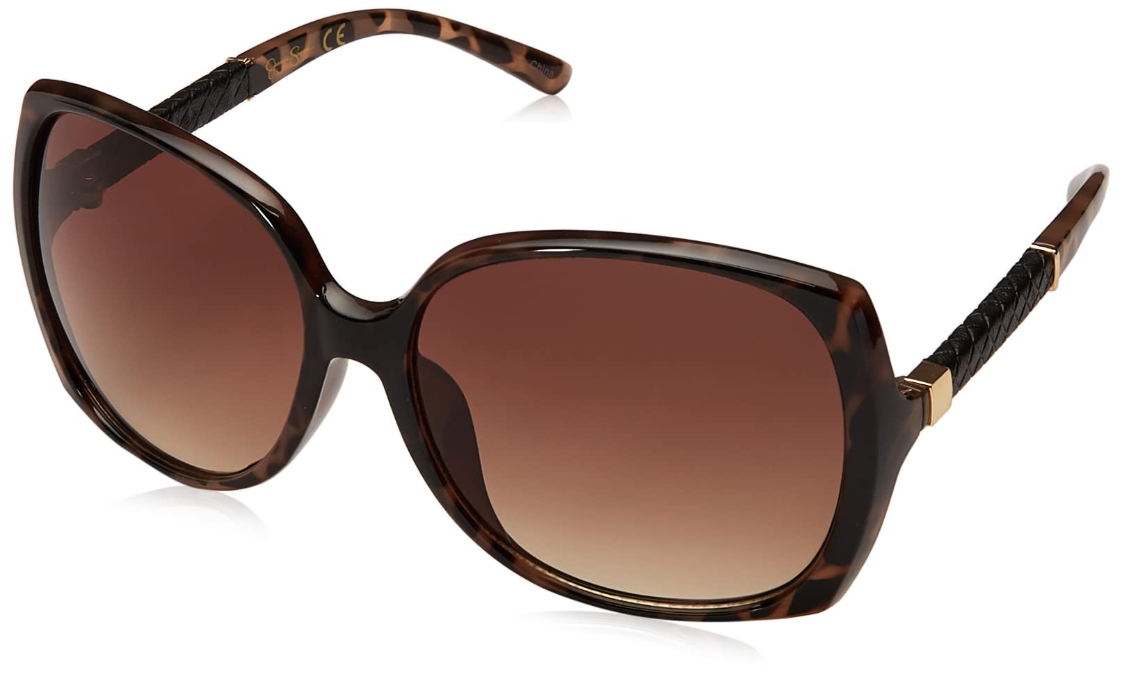 Jessica Simpson Women's J5236 Ts Non-Polarized Iridium Round Sunglasses, 70 mm