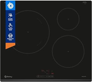 Balay, Induction hob, 60 cm, Zone 28 cm, Black, 3EB865FR | Use its intuitive Touch Control, cook without hurry with the Sprint function and rest thanks to child safety.