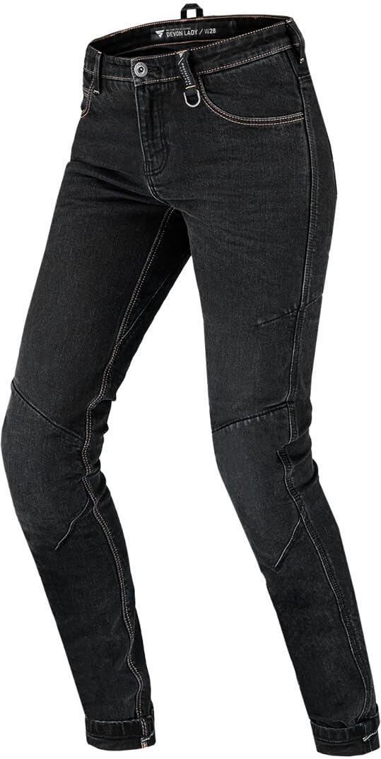 SHIMA Devon Motorcycle Jeans - Ventilated Elastic Slim Fit Riding Trousers with 