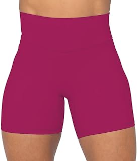 Sunzel No Front Seam High Waist Biker Shorts for Women, Squat Proof Yoga Workout Gym Bike Shorts