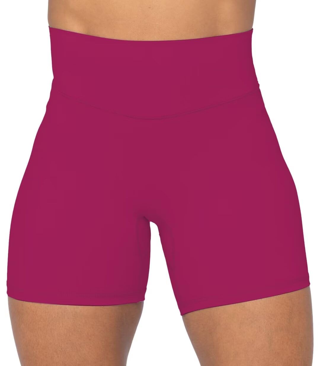 Sunzel No Front Seam High Waist Biker Shorts for Women, Squat Proof Yoga Workout