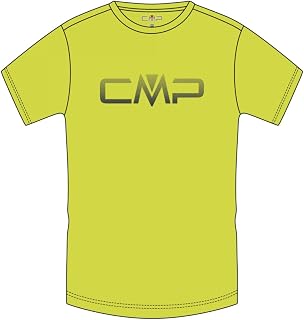 CMP Crew Neck T-Shirt with Logo - 39T7117P